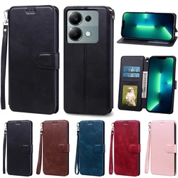 For Redmi Note 13 Pro Case Magnetic Flip Book Cover Leather Back Case For Xiaomi Redmi Note 13 Phone Case For Redmi Note13 13Pro