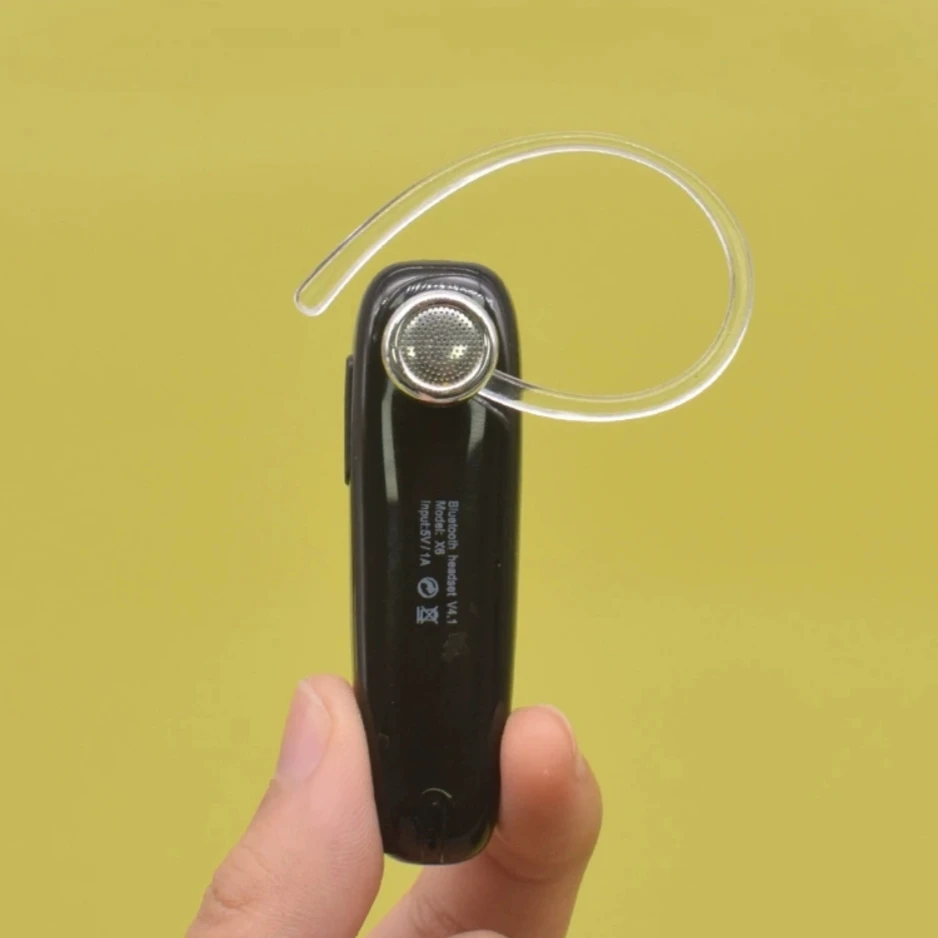 Gancho para la oreja de cristal de 6MM, Compatible con Bluetooth, accesorios deportivos anticaída, tapa para la oreja, auricular inalámbrico, diseño antideslizante para Fitness