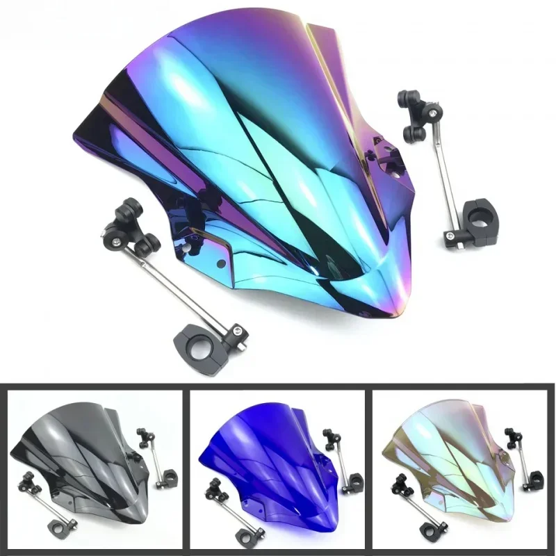 

Motorcycle windshield with adjustable bracket suitable for Kawasaki KLE 650 ZRX1200 VERSYS 1000 Z800 Z1000 ER 6f 6n
