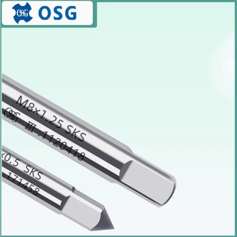 

OSG Оригинальный 3 шт. M1 ~ M12 UNC 2-56 Вт 5/32 метчик с прямой рифленой резьбой метрическая пробка ручные метчики набор сверл мощные ручные инструменты
