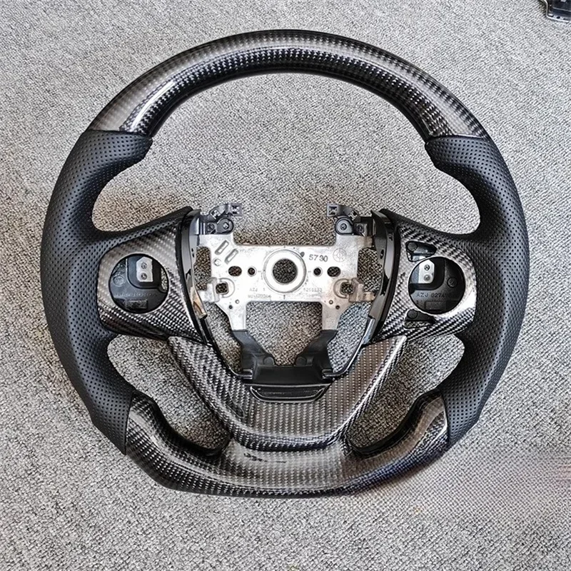 

Customization Carbon Fiber Leather Sports Steering Wheel For Hondas Buway RP5 Car Accessories Flat chassis