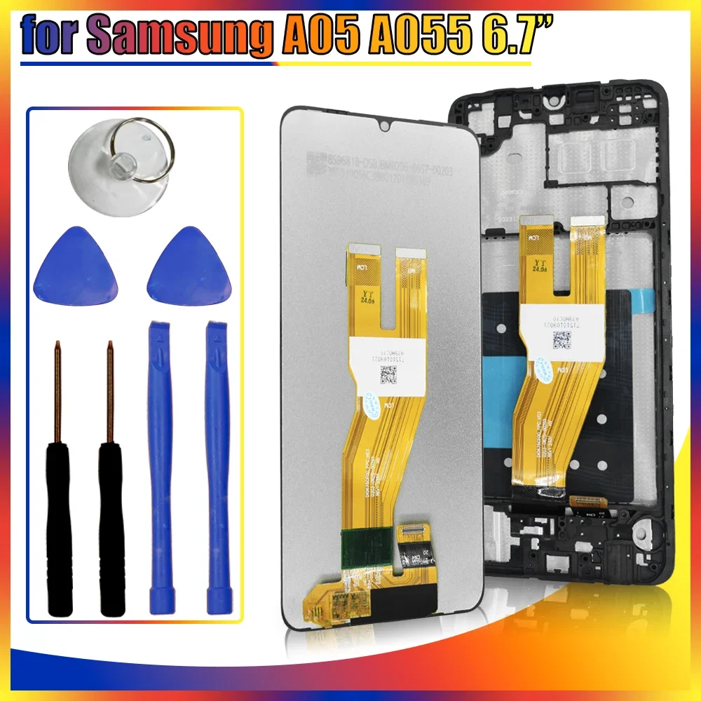 6.7'' LCD for Samsung Galaxy A05 LCD Display Touch Screen Digitizer Assembly for Samsung A055 A055F A055M A055F/DS A055M/DS LCD