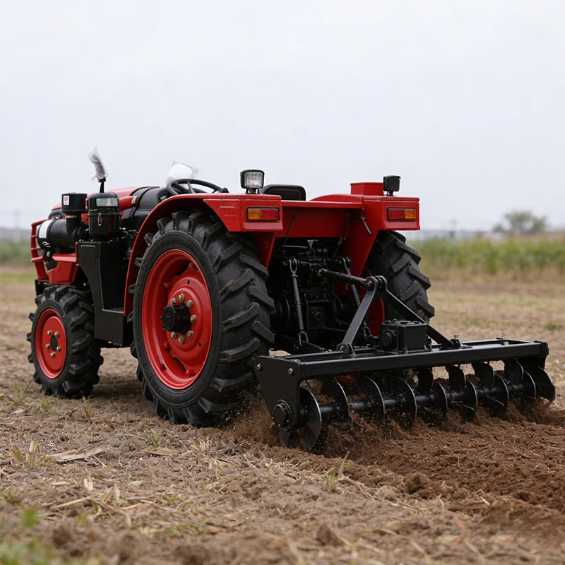 

Customized Compact Small Wheel Rotary Tiller Micro Tillage Machine for Four Wheel Diesel Tractor with Attachments Option