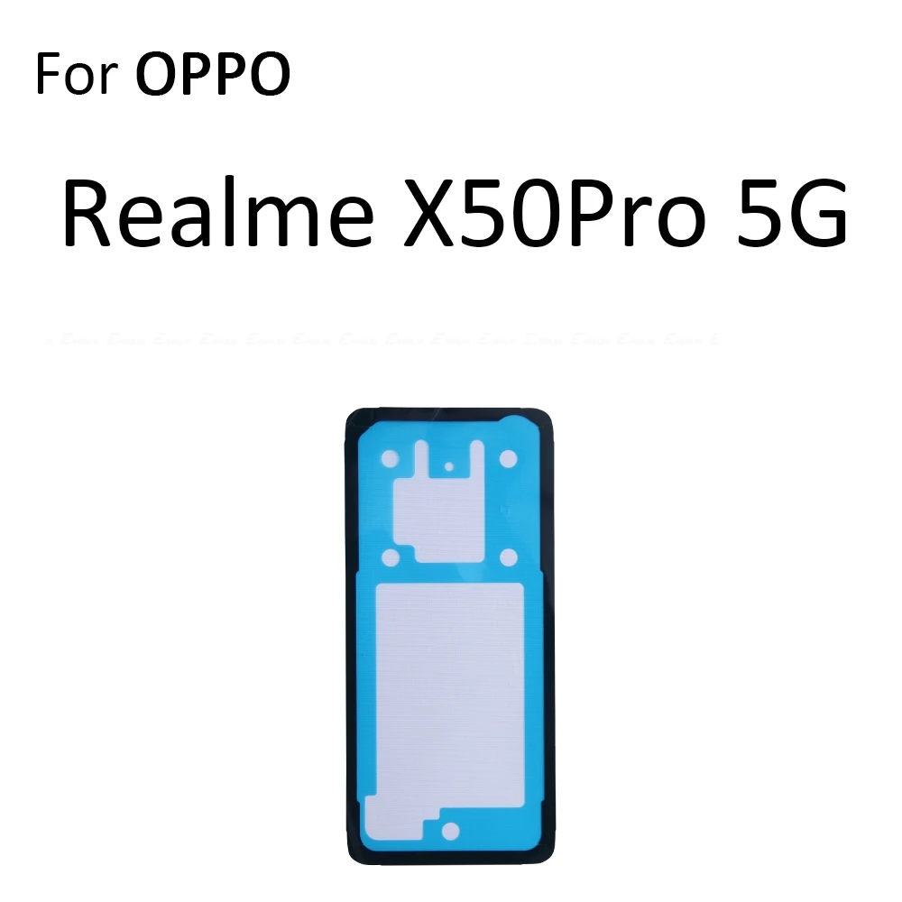 غطاء البطارية الخلفي ملصق خلفي شريط لاصق لاصق لـ OPPO Realme X XT X2 X3 Super Zoom X50 X50m X50Pro X7 Pro Max Ultra 5G #3