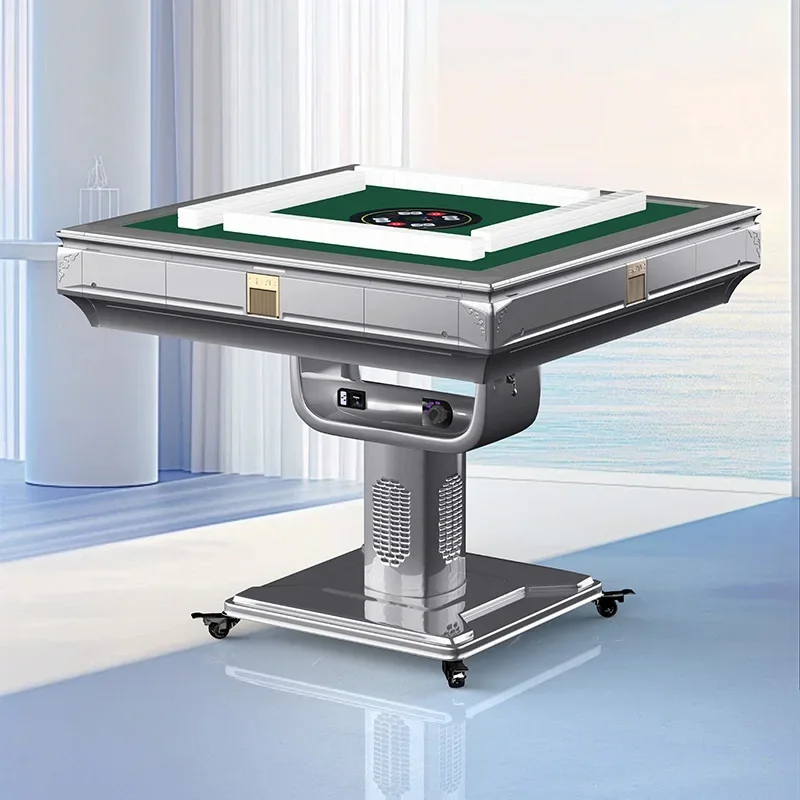Fully automatic household mahjong table, bass electric mahjong table, dual-purpose integrated table, folding