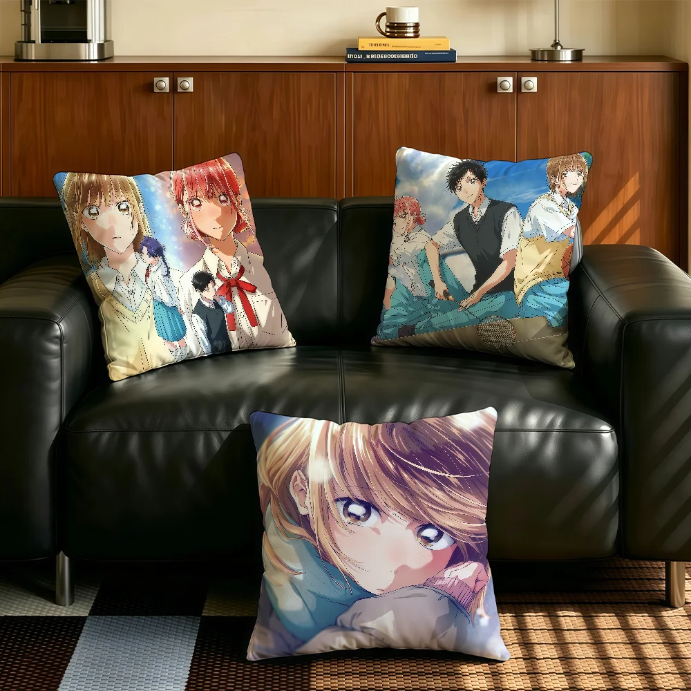Anime B-Blue B-Box S2 cushion cover Anti-dustmite Sofa Cushion Decorative Office Cover Lounge Area Indoor & Outdoor Use