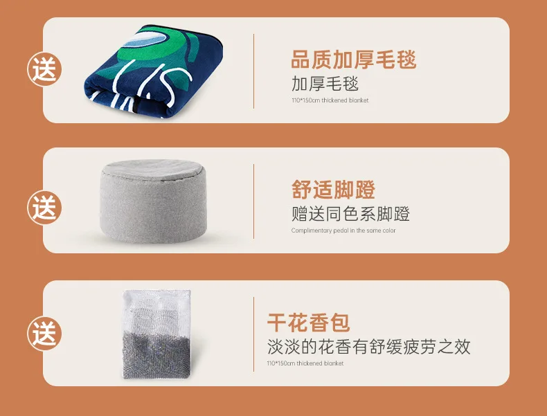 Lazy Sofa Bean Bag Single Person Can Lie Down and Sleep floor sofa muebles bean bag chair with filling