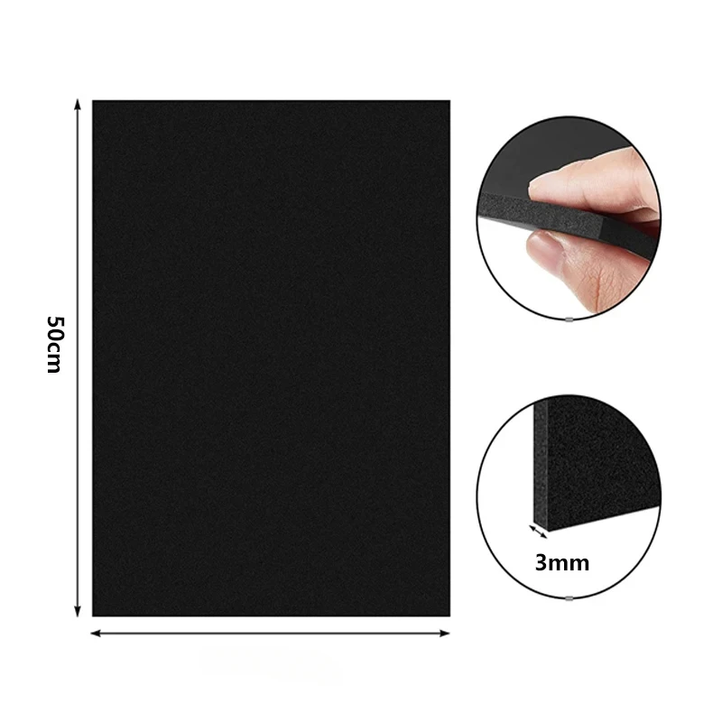 1pcs Both Smooth Environmentally-Friendly 3/5/10 mm Eva Foam Sheets,Craft Handmade Cos play Material