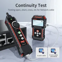 NOYAFA NF-8209S Network Cable Tracker Lan Measure Tester Network Tools LCD Display Measure Length Wiremap Tester Cable Tracker