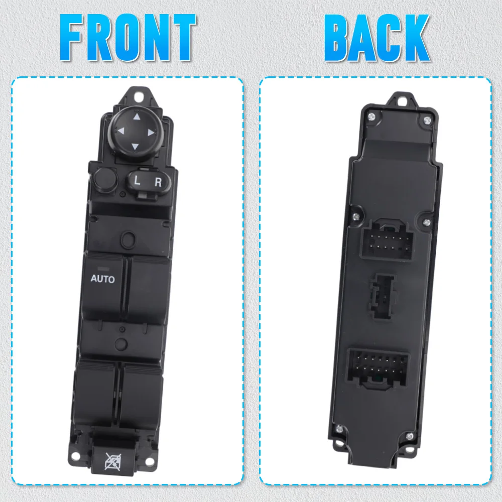 Car Power Window  Master Contro Lifter Switch For Mazda 2 M2 2007-2013 Only Fit LHD Models DF73-66-350B DF74-66-350B view 2
