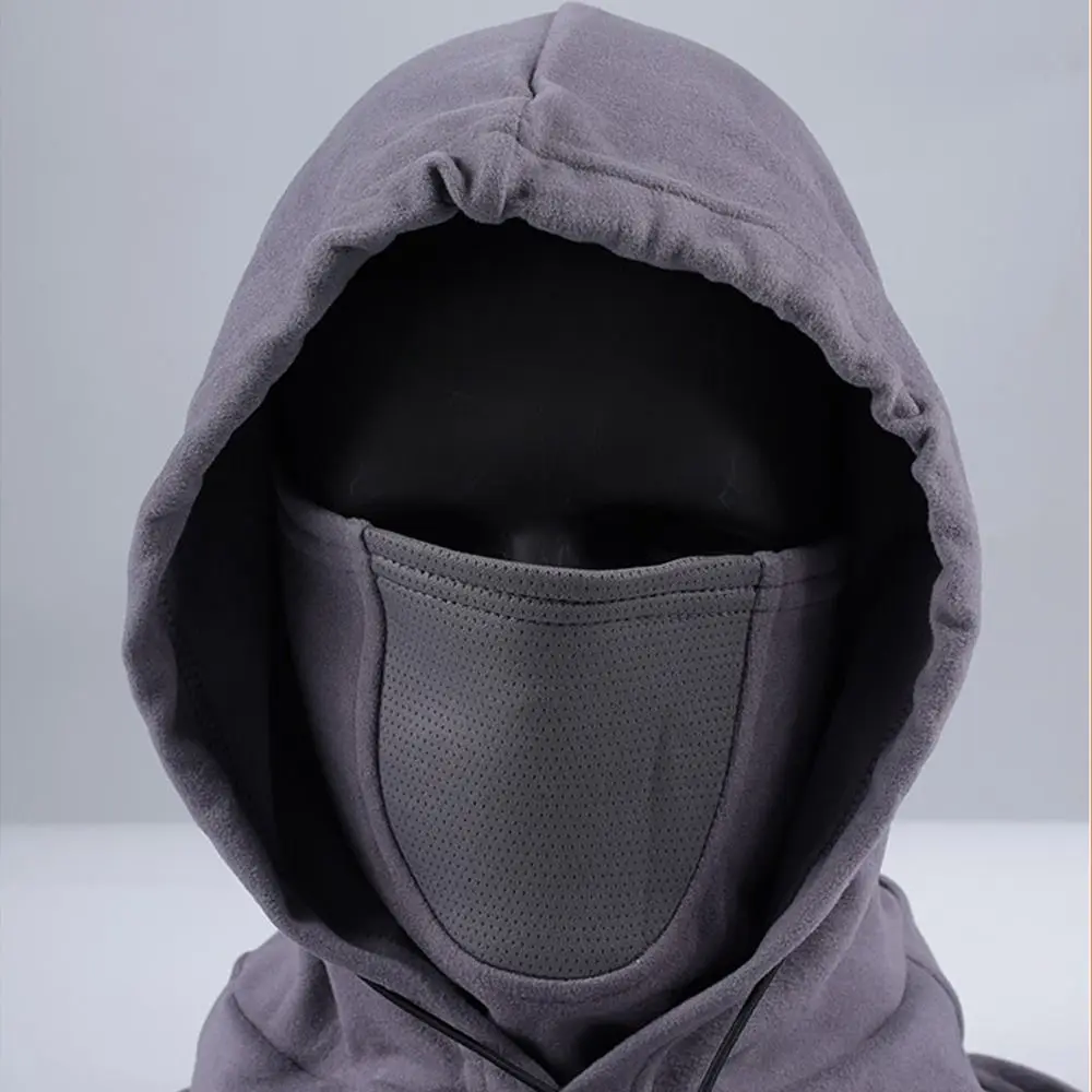 Модная ветрозащитная шапка-балаклава, морозостойкая с маской, пуловеры, дышащая теплая зимняя шапка для защиты ушей