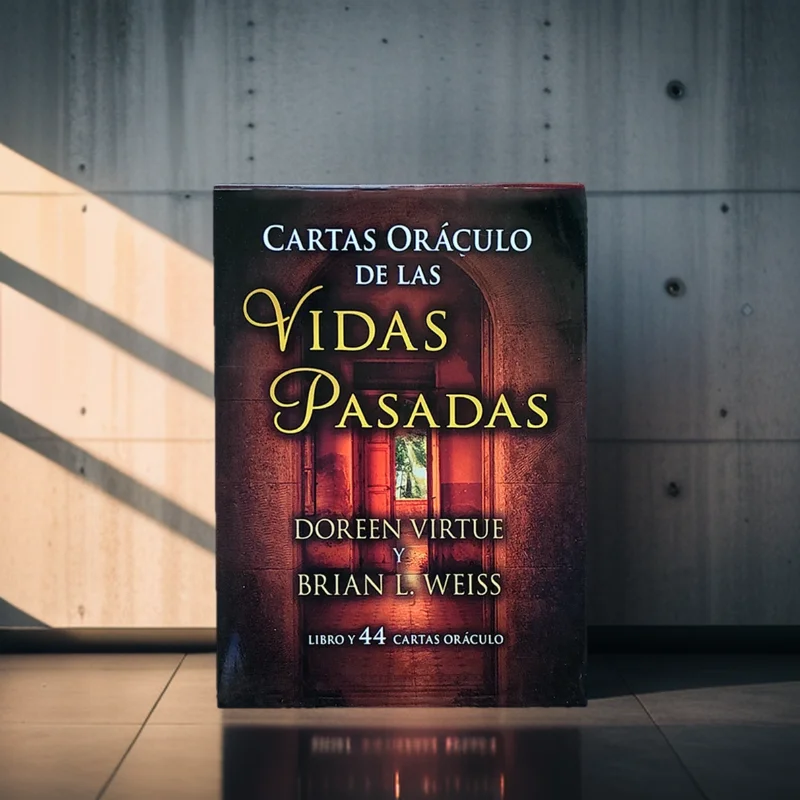 Cartas Oráculo de las vidas pasadas: 44 cartas oráculo y PDF libro guía   Idioma Español 10.2×7.4CM