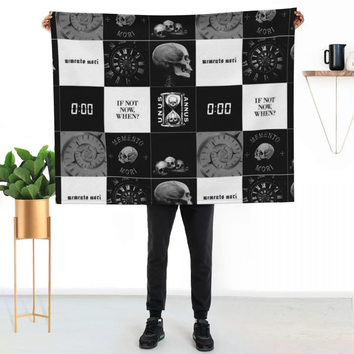 

Unus Annus Mood board design Throw Blanket All Weather Soft Throw Blanket for Sofa