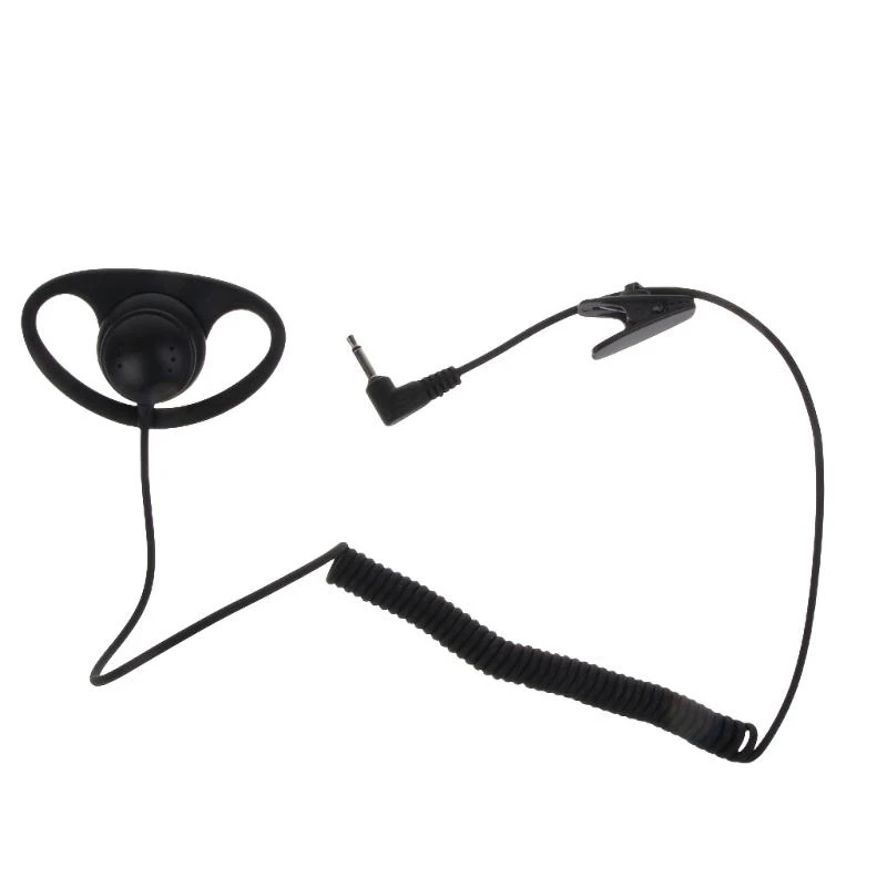 W89C Upgraded Walkie-Talkie Headphone 3.5mm-pin Receiver ONLY Soft Rubber Loop