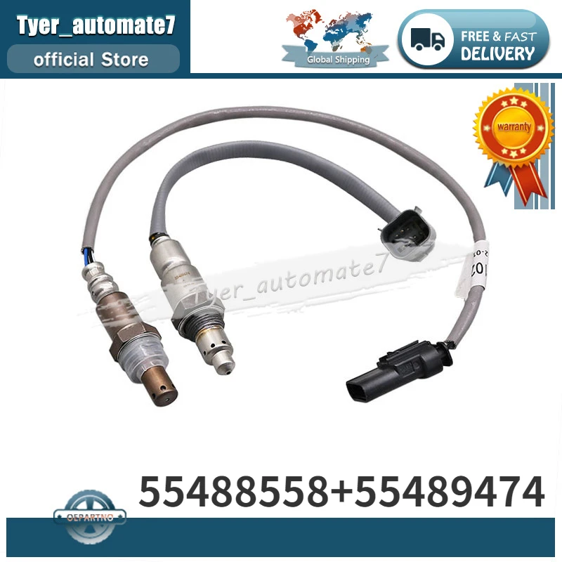 

55488558 55489474 2 шт., датчик кислорода для Buick Envision Cadillac CT4 XT4 XT6 Chevrolet Blazer GMC надлежащего качества