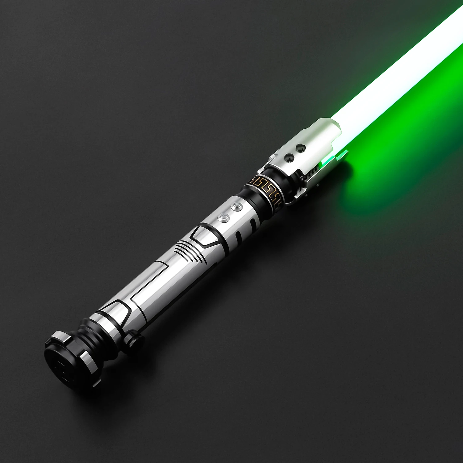 TXQSABER Judger sabre Laser balançoire lisse poignée en métal rvb duel lourd Bluetooth Neopixel épée Laser 12 couleurs changement Cosplay