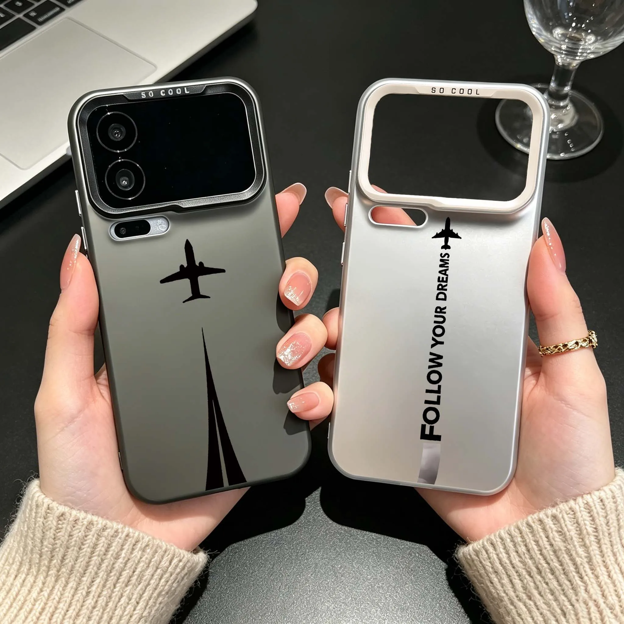 

Follow Your Dreams Plane For Xiaomi Mi 17 15 14T 14 13 13T 12 12T 12S 11 11i Lite Pro Max Ultra Plating Matte Cover Phone Case