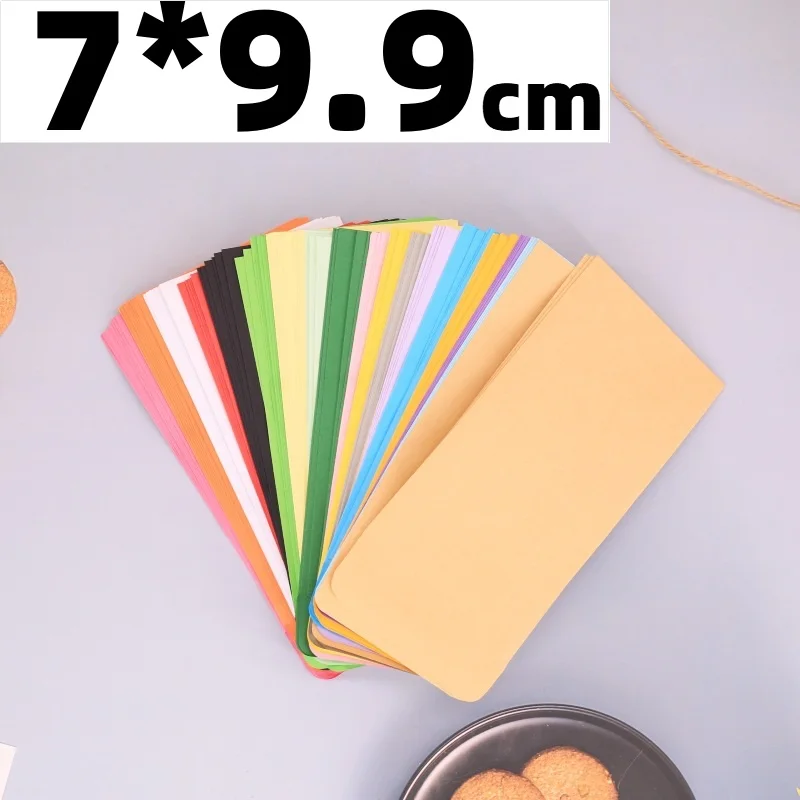 

7x9.9cm Colorful Plain Gummed Envelopes Chinese Style Self-Adhesive Seed Money Pouches Blank Cash Coin Bags for Gift Packaging