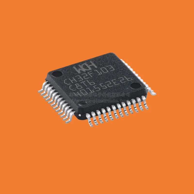 10pcs/Original genuine CH32F103C8T6 LQFP-48 ARM Cortex-M3 32-bit microcontroller MCU