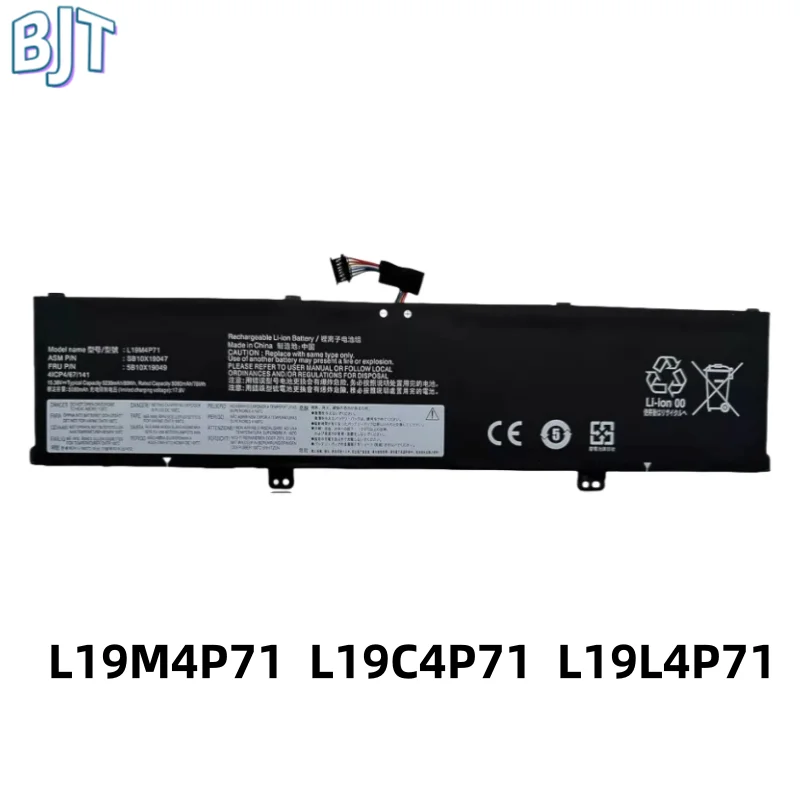 New L19C4P71 L19M4P71 L19L4P71 Laptop Battery 8Cell For Lenovo ThinkPad P1 X1 Extreme 3rd Gen 20TH 20TJ 20TK 20TL 5B10X19050