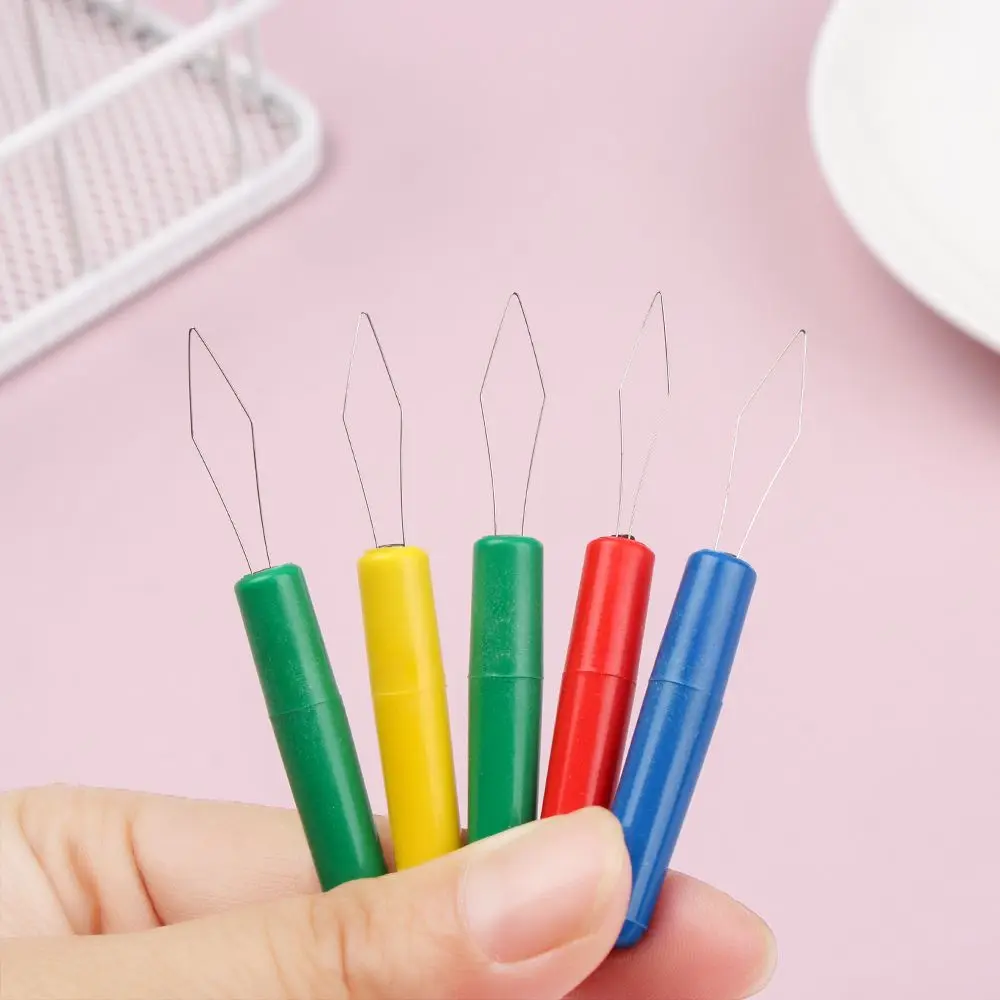

5 шт. легкий автоматический нитевдеватель для игл-инструменты для шитья, аксессуары ручной работы «сделай сам», разные цвета