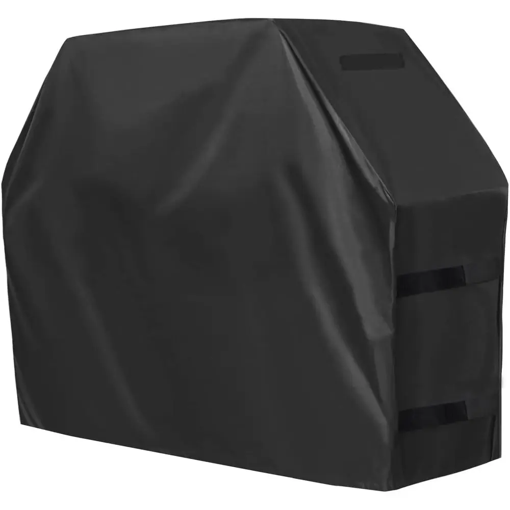 

Heavy-Duty UV-Resistant BBQ Grill Cover, 58L x 24W x 44H, Black