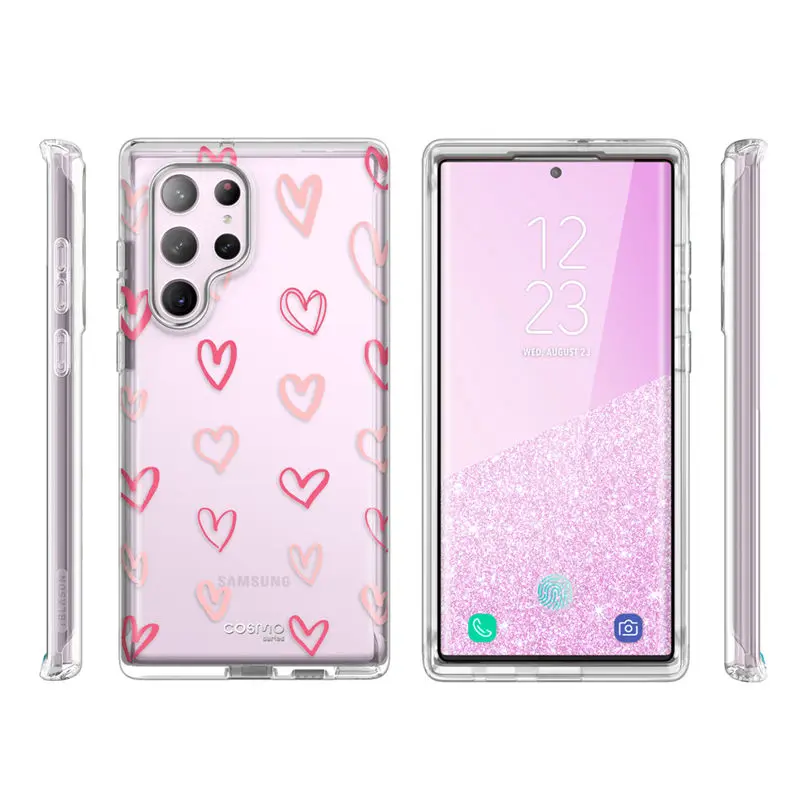 For Samsung Galaxy S23 Ultra Case 6.8“ (2023 Release) I-BLASON Cosmo Slim Stylish Protective Case with Built-in Screen Protector