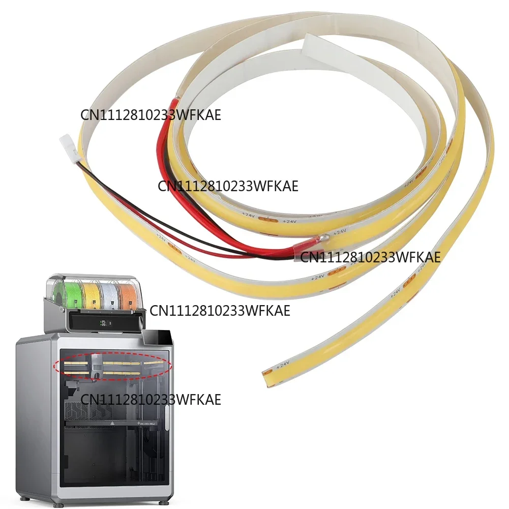 For Creality K2 Plus 3D Printer LED Light Strip Upgrade Kit Plug N Play Adhesive