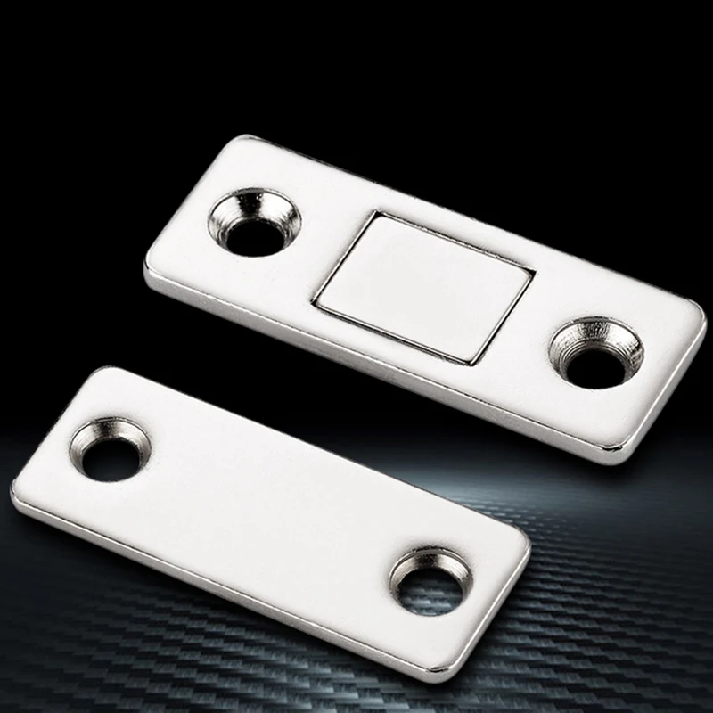 ABGH-20 Sets Of Ultra-Thin Strong Magnetic Door Closers Cabinet Door Hasp Latch Latch Furniture Door Magnet Stop Cabinet