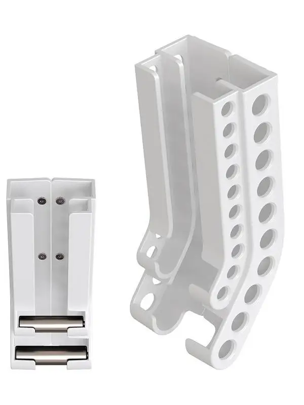 Batterie-Organizer, Aufbewahrungshalter, Aufbewahrungshalter, Rack für 10 AA-Batterien, langlebige Batterie-Wandhalterung für Schrank und Küche