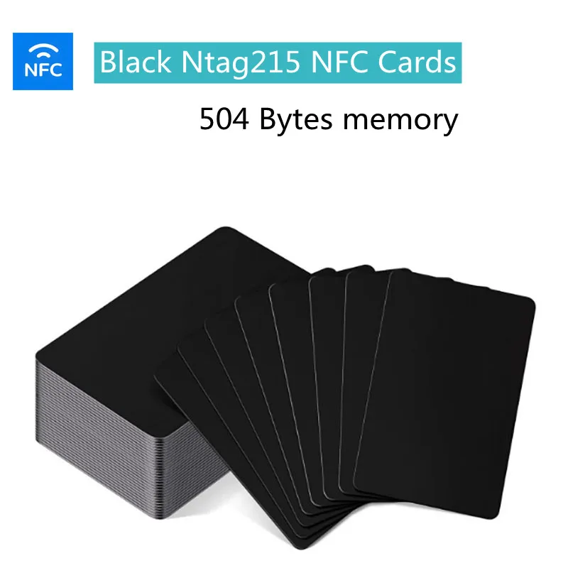 5/10/50pcs NTAG215 Blank NFC Cards PVC Tags NFC215 13.56Mhz TagMo Waterproof RFID NFC Game Phone Automation Shortcuts 504 bytes