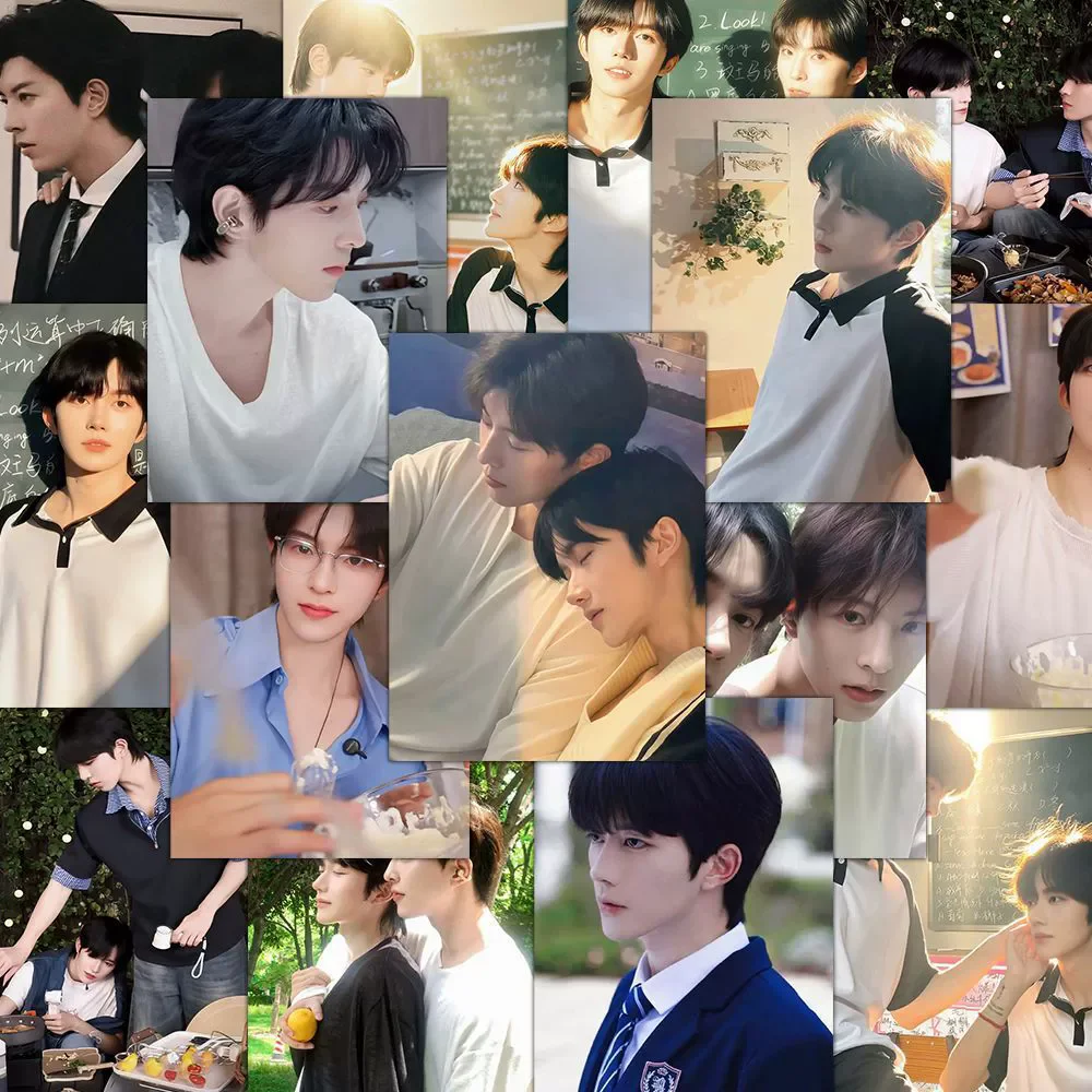 64PCS Drama CP Stickers Set - Huang Xing & Qiu Dingjie ABO Desire Characters Decorative Fans Gift Ideal for Drama Lovers #1