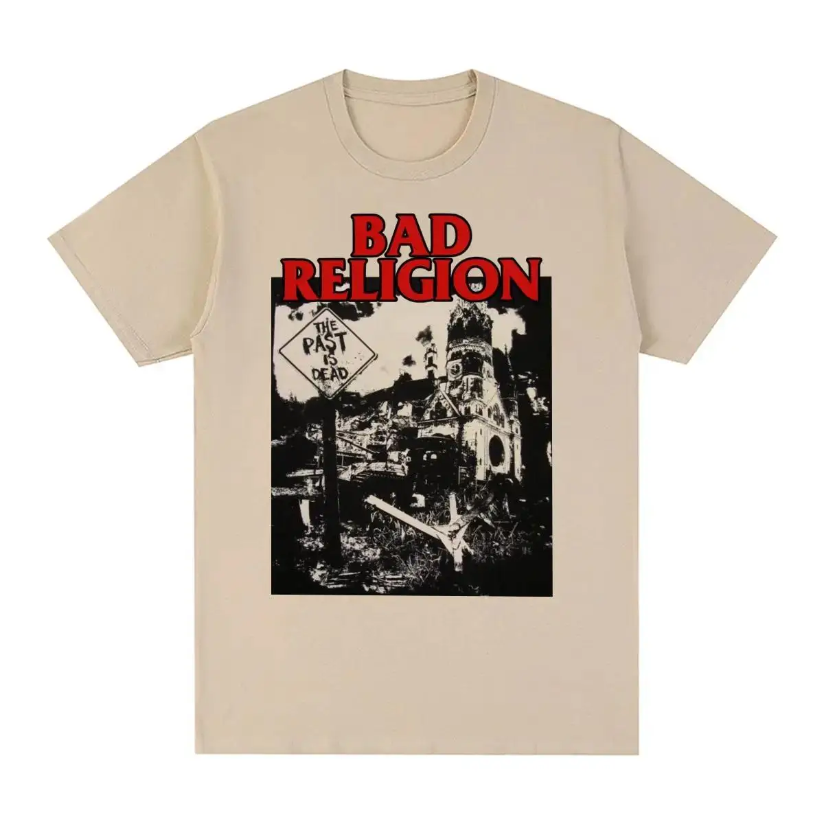 BAD RELIGION Vintage T Shirt Punk Rock Band Graphic Print Harajuku Streetwear Cotton Men Women EU Size T Shirt