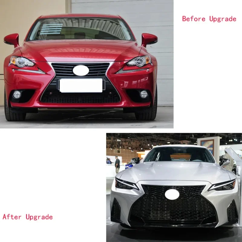 Vendite in fabbrica Kit carrozzeria in PP F-sport Style IS250 Paraurti anteriore con kit carrozzeria griglia per IS Is250 2013-2016 Aggiornamento 2021