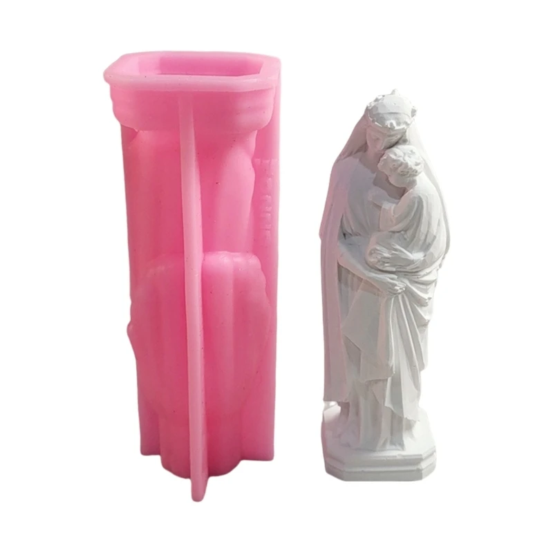 Creative Holder Sturdy Silicone Mold for Customized Designs Smooth Surfaces Portable and Practical Craft Supplies