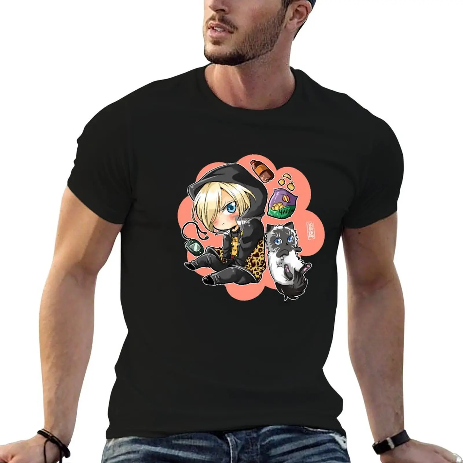 yuri plisetsky T-Shirt t shirts for man graphic tees t shirts for man pack white t shirt man casual T-shirt