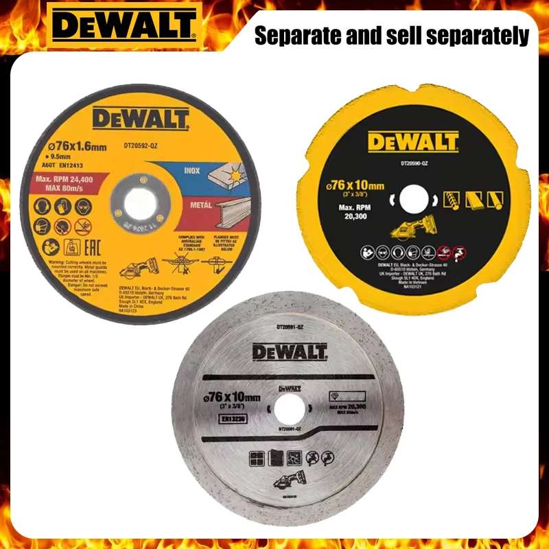 DEWALT DT20590 DT20591 DT20592 Circular Saw Blade Cutting Wheel Multifunctional Cutting Sell Separately Power Tool Accessories
