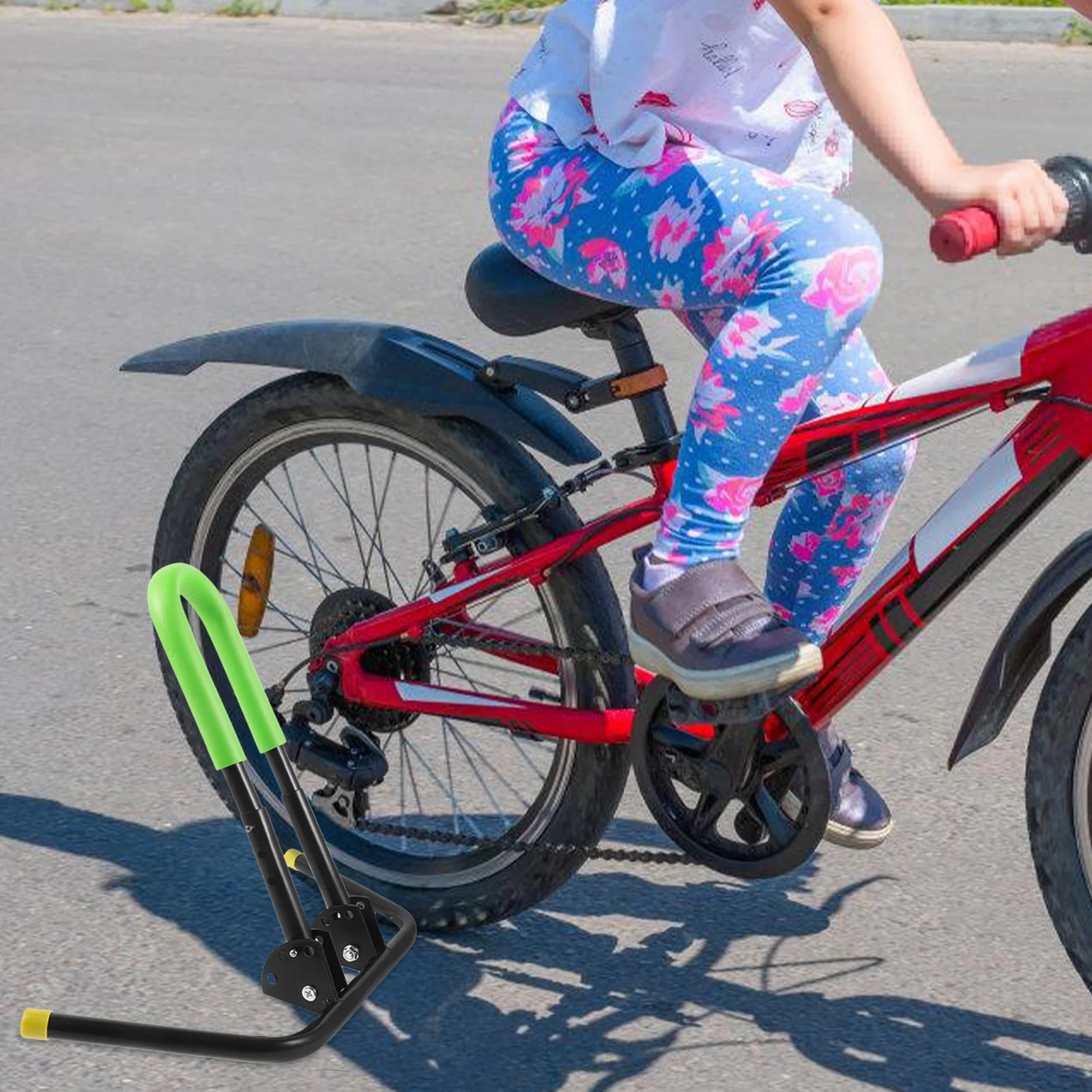 Balanced Scooter Stand Adjustable Metal Bike Holder Stable Support Parking Rack Portable Scooter Rack Bicycle Work Stand