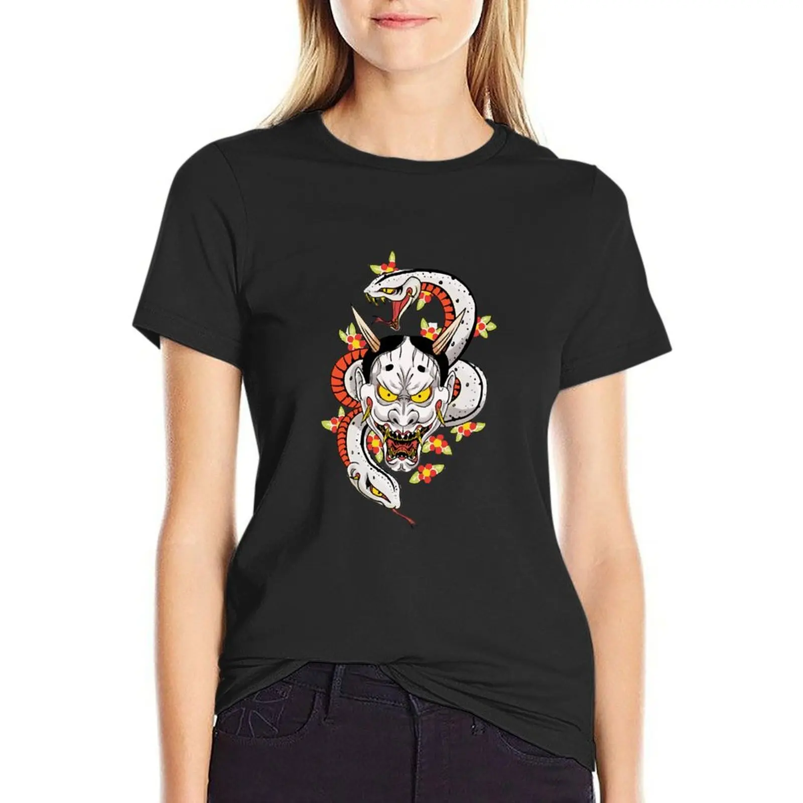 Goro Majima Hannya Tattoo T-Shirt shirts graphic tees sweat t-shirt dress for Women long