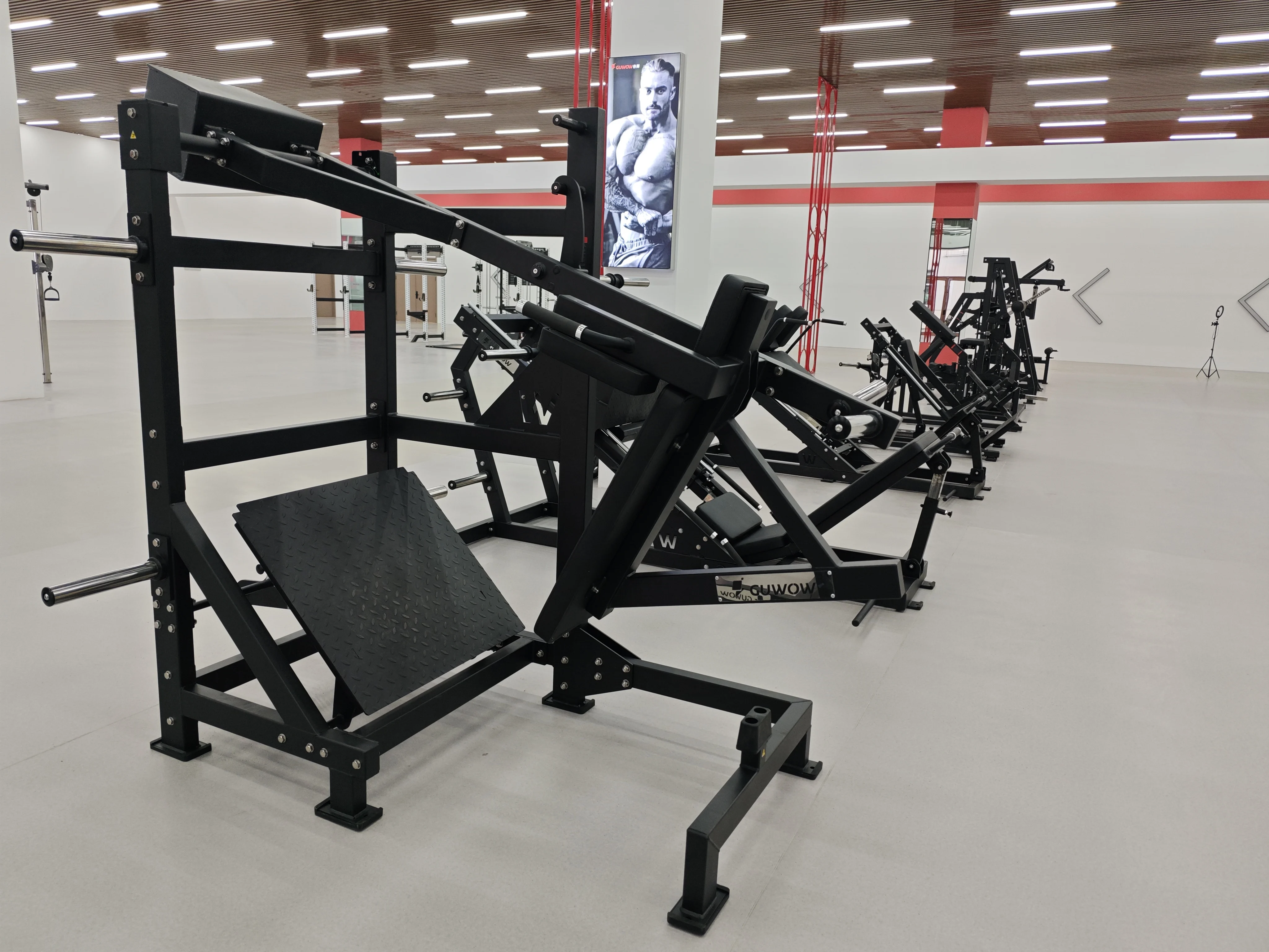 مدرب القرفصاء البندول لتدريبات الساق الفعالة |   معدات الصالة الرياضية التجارية