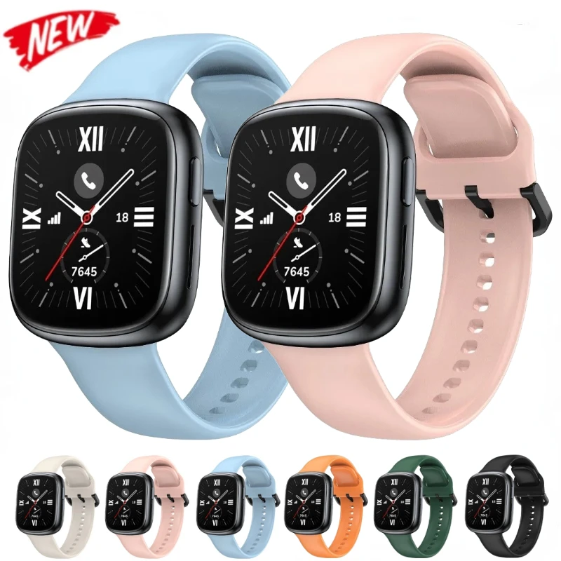 Cinturino in Silicone per Honor Watch 4 Smart Watch sostituzione sport cinturino ufficiale Correa per Huawei Honor Watch 4 bracciale Belt