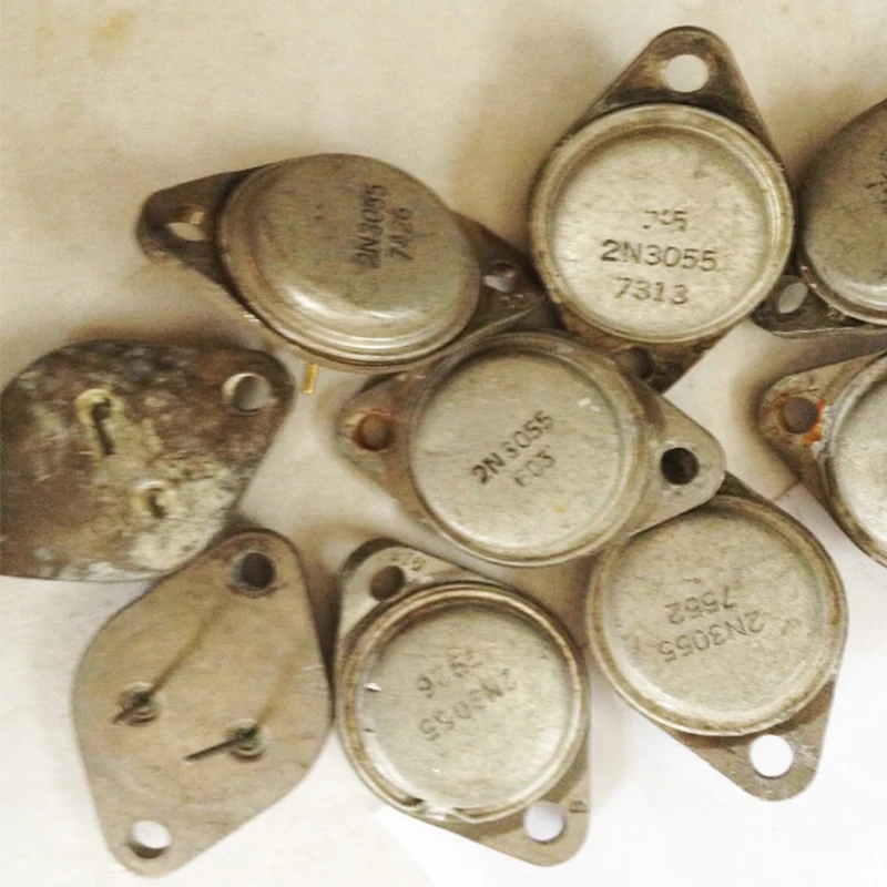 Used 2pcs 2N3055 MJ2955 TO-3P (1pair/lot) In Stock Original disassembly