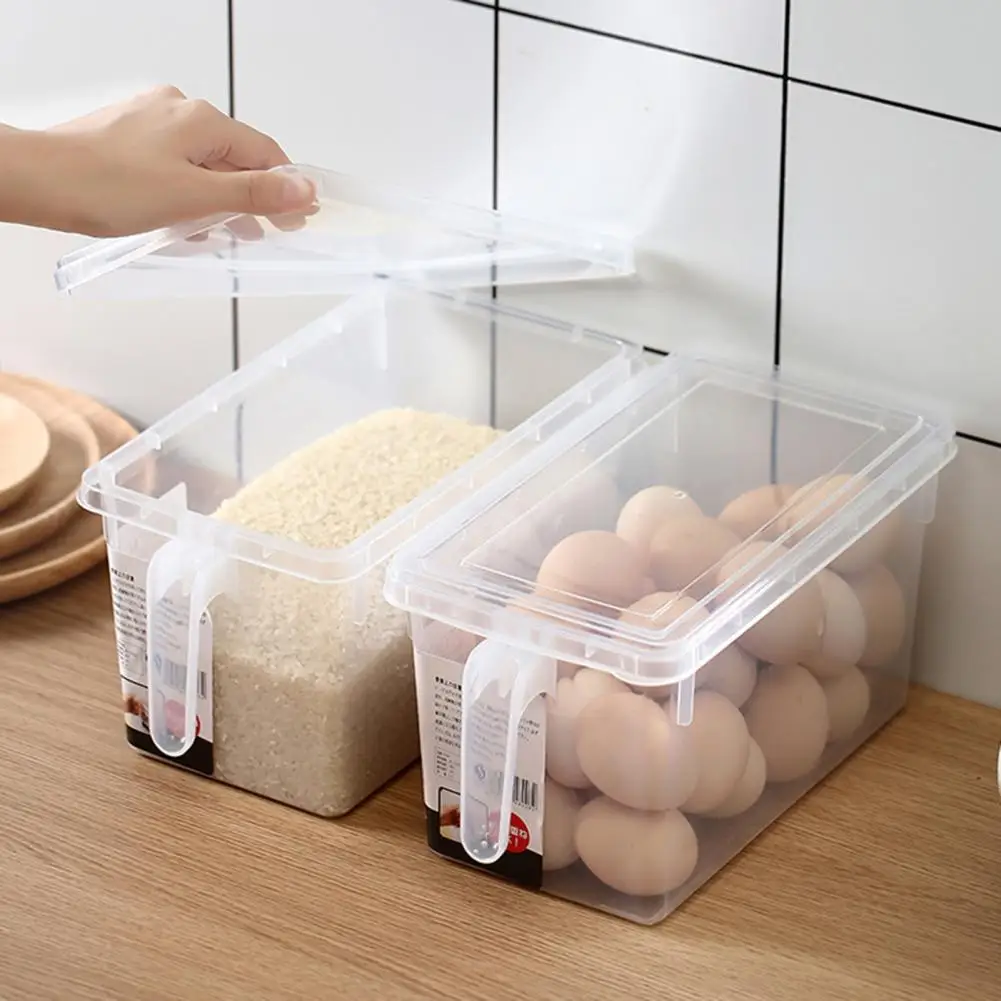 Convenient Refrigerator Storage Box Multifunctional Kitchen Organizer Food Grade Fridge Food Holder Storage Box  Storage