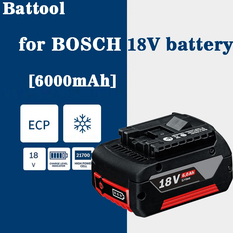 

for Bosch Professional 18V System Battery Set BAT610G BAT609 Replace for Bosch 18V Battery BAT618 BAT619 for bosch professional