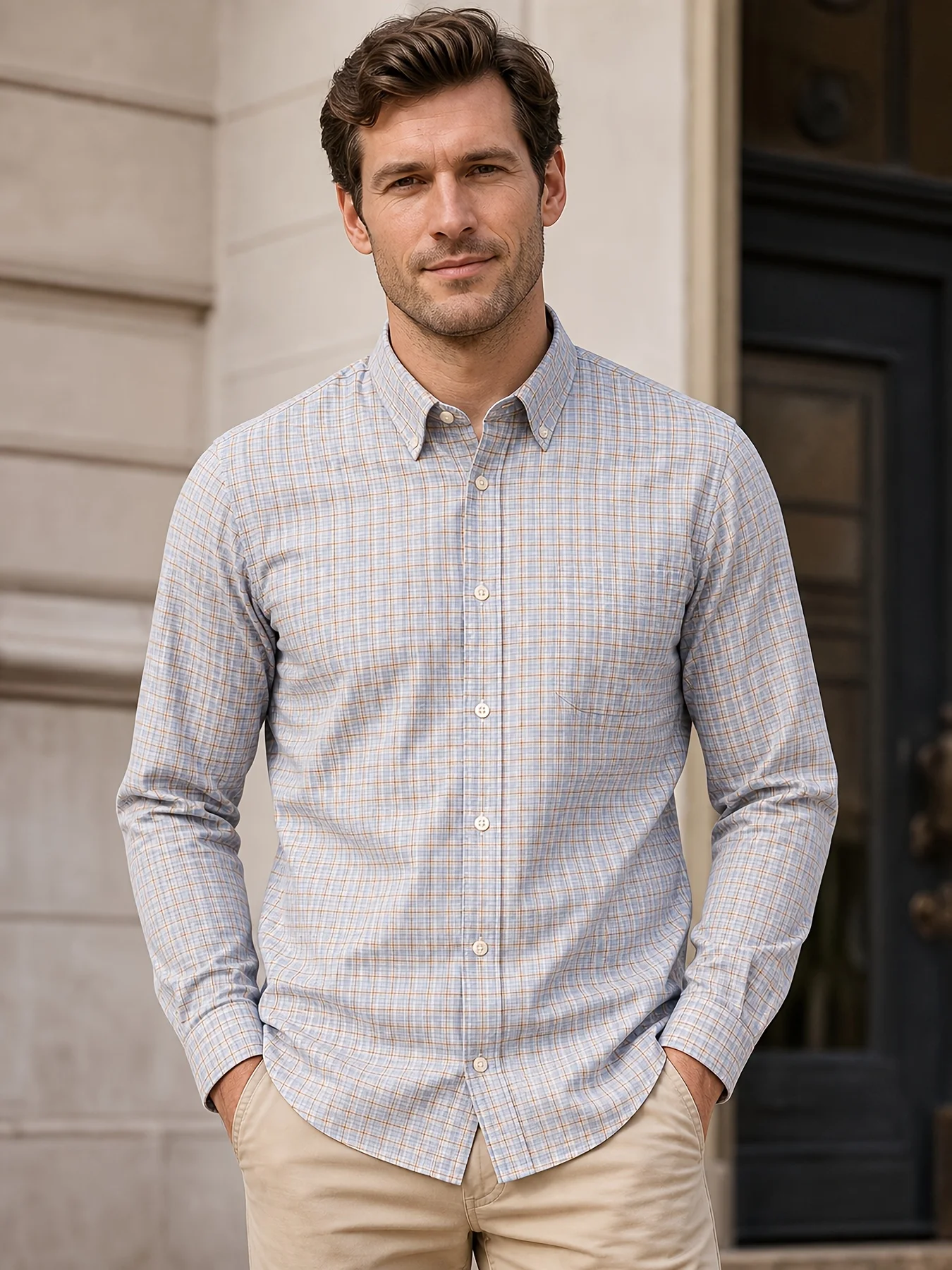 Heren overhemd van katoen, Oxf - Oxford Cotton Casual Shirt Business recensie en prijs