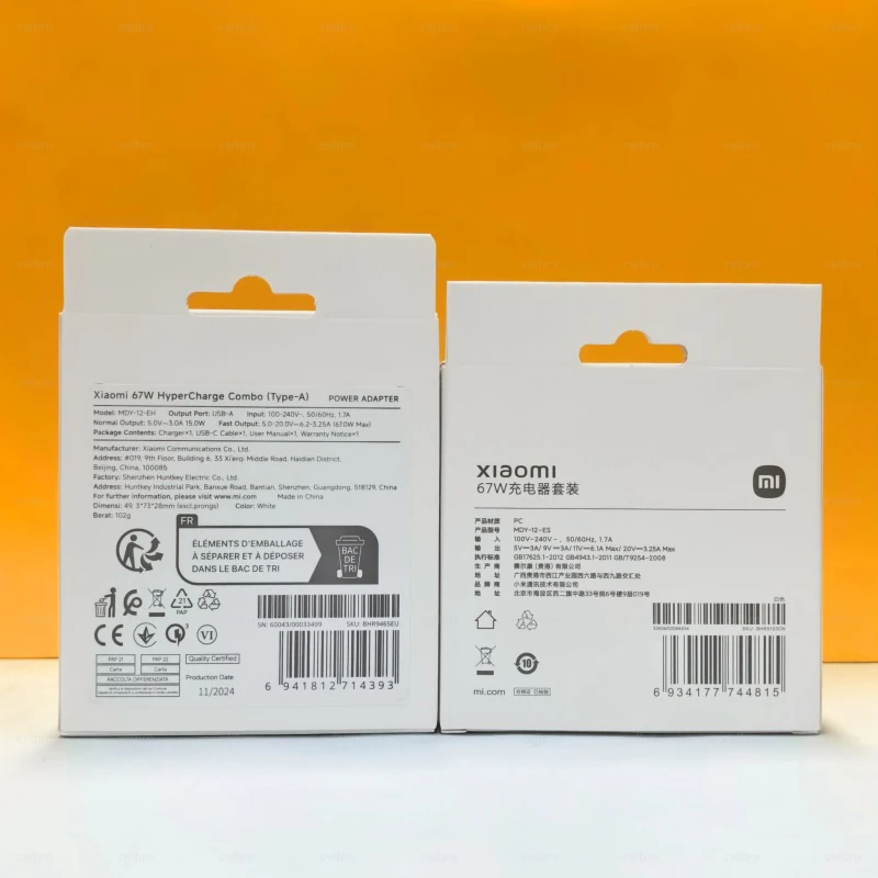 Cargador Xiaomi 67W Tipo C Turbo Original, Adaptador de Carga Rápida 6A, Cable para Mi 15T 13T 12 11, Redmi Note 12T 13 