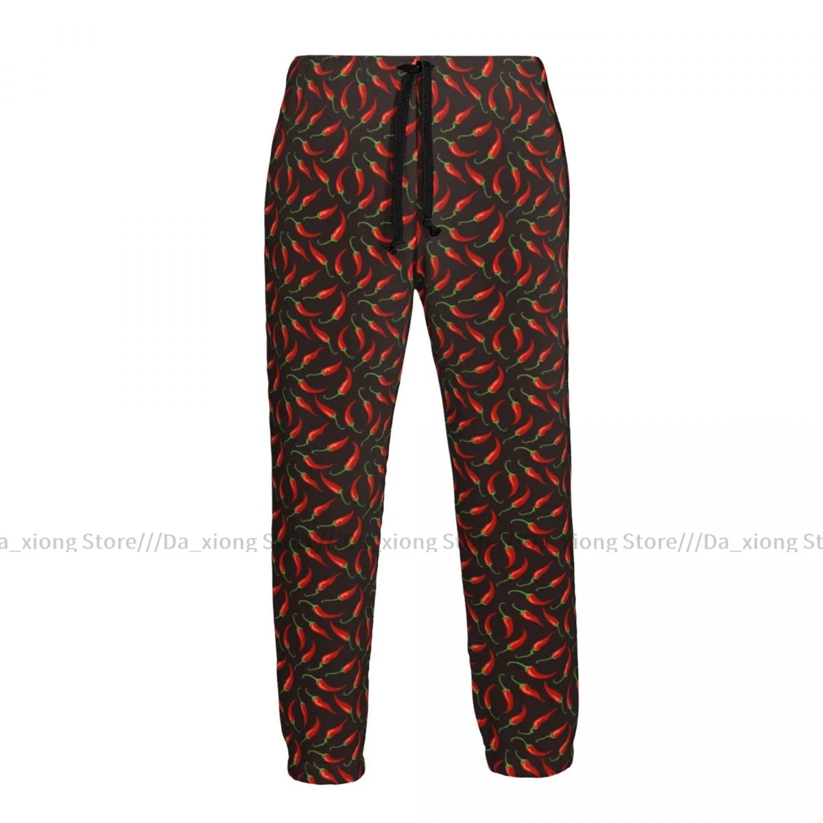 Men Sports Pants Male Casual Loose Trousers Chilli Pepper Sportpants