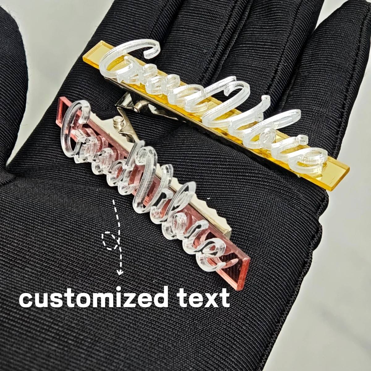 

Customized Name Hair Clip Acrylic Colored Hair Clip Simple Hair Clip Non Fading Hair Clip Unisex Hair Clip Birthday Gift