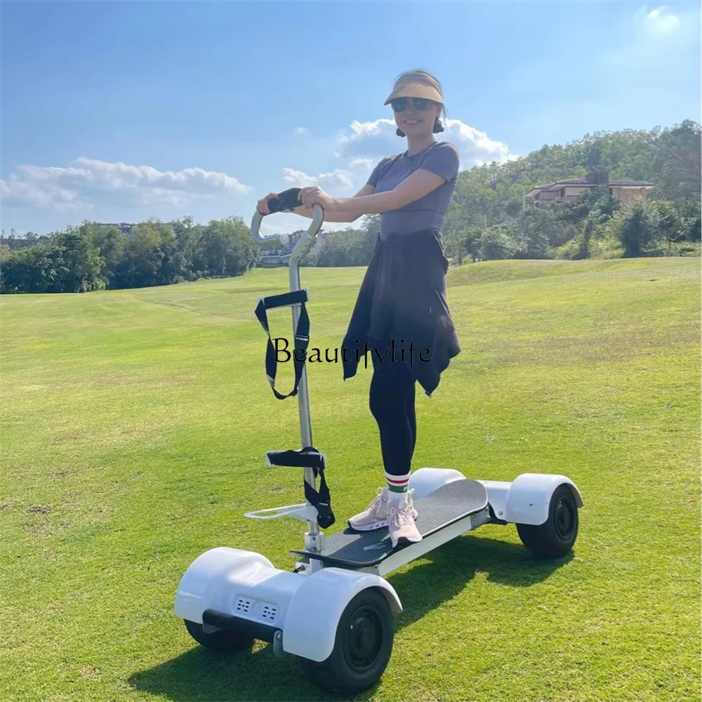 Golf Skate Caddy Max Load 150kg Electric Golf Scooter 4 Wheeler Electric Golf Car for Sale