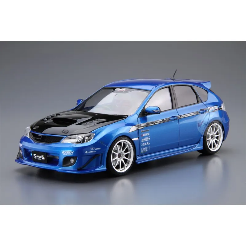 AOSHIMA 05875 1/24 Scale Model ings GRB IMPRESA WRX STI '07 Assembly Car Model Building Kits For Adults Hobby DIY